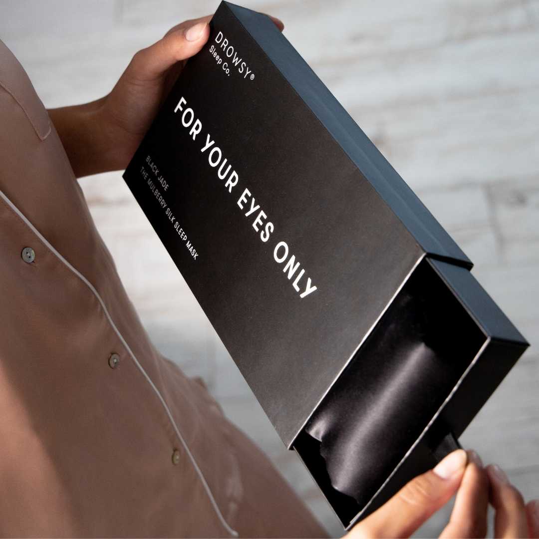 Drowsy sleep mask box opening